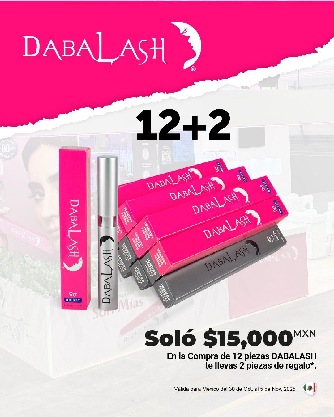 Dabalash México - Serum Estimulador de Pestañas y Cejas
